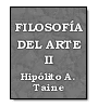 Filosofa del arte (tomo II) de Hiplito Adolfo Taine