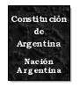 Constitucin de Argentina de  Nacin Argentina