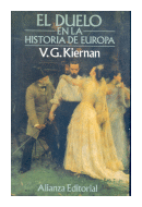 El duelo en la historia de Europa de  V. G. Kiernan