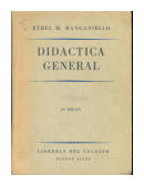 Didactica general de  Ethel M. Manganiello