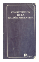 Constitucion de la nacion argentina de  _