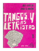 Tangos, letras y letristas de  Jos Gobello - Jorge A. Bossio