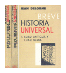 Breve historia universal (2 Tomos) de  Jean Delorme