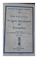 Pregon Misionero del Evangelio de  Paul Hitz, C.