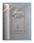 Lengua diccionario y estilo de  Avelino Herrero Mayor