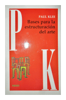 Bases para la estructuracion del arte de  Paul Klee