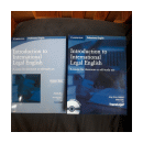 Introduction to international legal english teacher's and student's book - CD de  Jeremy Day - Amy Krois-Lindner - Matt Firth