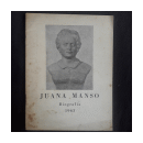 Juana Manso - (Folleto) Biografia de  Delfor Candia Marc