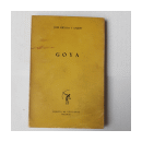 Goya de  Jose Ortega y Gasset