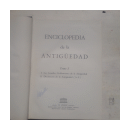 Enciclopedia de la Antigedad (2 TOMOS) de  _