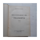 Diccionario de filosofia - (2 Tomos) de  Jose Ferrater Mora