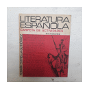 Literatura espaola - Carpeta de actividades de  Fermin Estrella Gutierrez