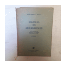 Manual de sucesiones de  Guillermo A. Borda