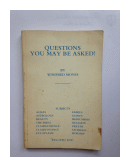 Questions you may be asked! de  Winifred Moyes