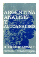 Argentina analisis y autoanalisis de  H. Ernest Lewald
