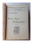 Doctrina y practica del Procedimiento penal (2 Tomos) de  Dr. Artemio Moreno