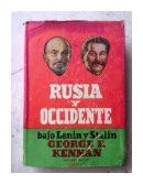 Rusia y Occidente bajo Lenin y Stalin de  George F. Kennan