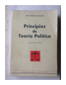 Principios de teoria politica de  Luis Sanchez Agesta