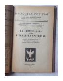 La criminologia en la literatura universal de  Antonio Quintano Ripolles