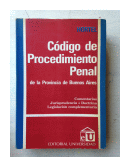 Codigo de procedimiento penal de la Provincia de Buenos Aires de  Eduardo Carlos Hortel
