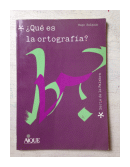 Qu es la ortografia? de  Hugo Salgado