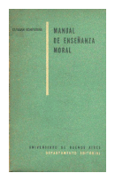 Manual de enseanza moral de  Esteban Echeverria