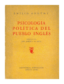 Psicologia politica del pueblo ingles de  Emilio Boutmy