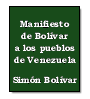 Manifiesto de Bolvar a los pueblos de Venezuela de Simn Bolvar