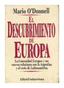 El descubrimiento de Europa de  Mario O Donnell