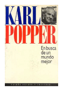 En busca de un mundo mejor de  Karl Popper