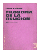 Filosofia de la religion de  Luis Farre