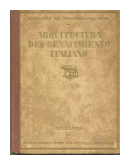 Arquitectura del renacimiento italiano de  J. F. Rafols
