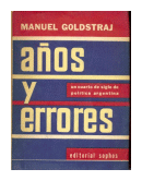 Aos y errores de  Manuel Goldstraj