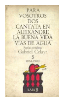 Poesia completa - Tomo 5 (1958-1960) de  Gabriel Celaya
