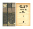 Origenes de la novela (3 Tomos) de  Marcelino Menendez Pelayo