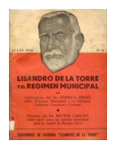 Lisandro de la Torre y el regimen municipal de  Comision Nacional de Homenaje a Lisandro de la Torre