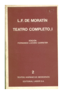 Teatro completo 1 de  Leandro Fernandez de Moratin