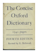 The concise oxford dictionary de  Diccionario