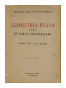Geometria plana de  Miguel M. Tajani - Manuel J. Vallejo