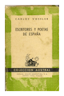 Escritores y poetas de espaa de  Carlos Vossler