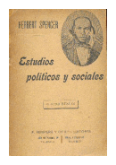 Estudios politicos y sociales de  Herbert Spencer