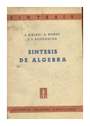 Sintesis de algebra de  L. Siriati - C. Romeo - E. F. Rondanina