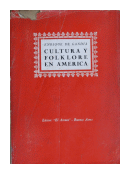 Cultura y folklore en Amrica de  Enrique de Ganda