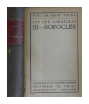 Las dos cartulas - III Sofocles de  Paul De Saint Victor