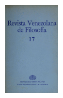 Revista venezolana de filosofa N 17 de  Universidad Simn Bolvar - Sociedad Venezolana de Filosofa