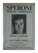 Roberto Themis Speroni - Poesa completa de  Ana Emilia Lahitte