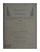 Historia universal contempornea - poca actual (1914-1936) de  Ricardo Riguera