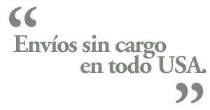 Envíos sin cargo en todo los Estados Unidos de Amrica.