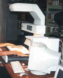 El scanner en acci&oacute;n