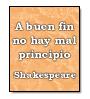 A buen fin no hay mal principio de William Shakespeare